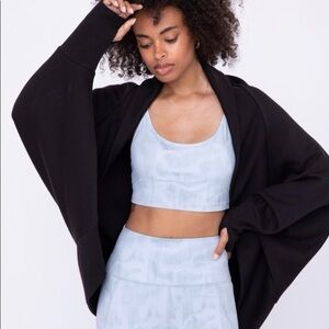 Mono b Cocoon Cardigan in Black -NWT